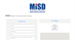 Desktop Screenshot of misd.com.jo