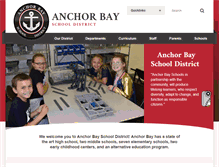 Tablet Screenshot of anchorbay.misd.net